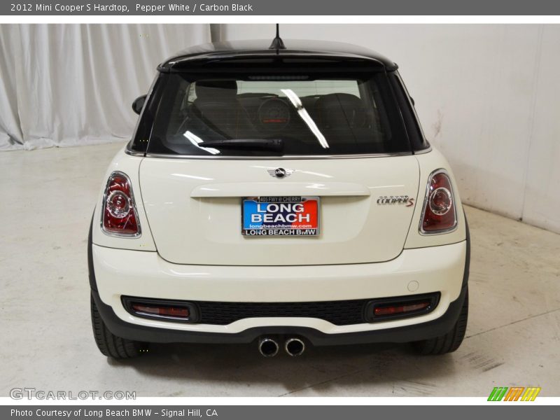 Pepper White / Carbon Black 2012 Mini Cooper S Hardtop
