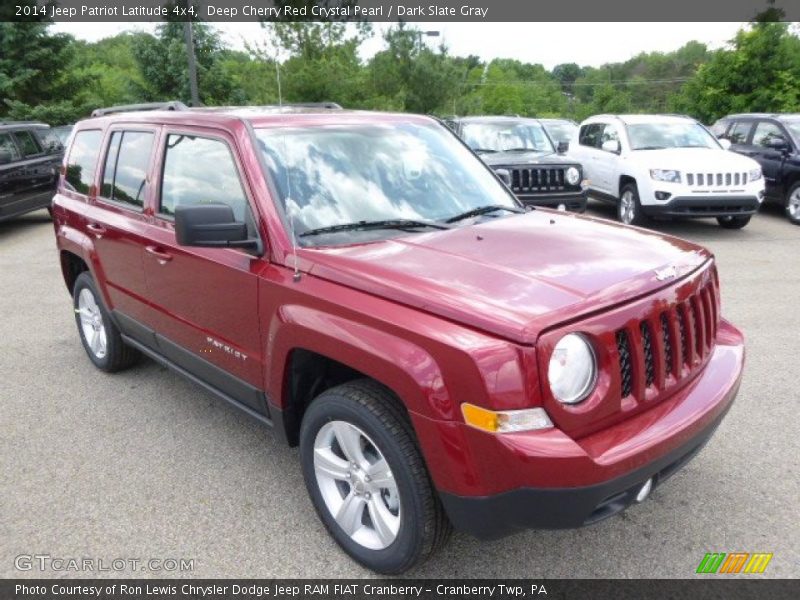 Deep Cherry Red Crystal Pearl / Dark Slate Gray 2014 Jeep Patriot Latitude 4x4