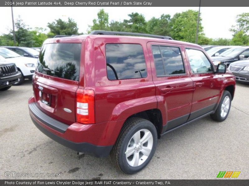 Deep Cherry Red Crystal Pearl / Dark Slate Gray 2014 Jeep Patriot Latitude 4x4