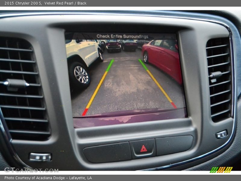 Velvet Red Pearl / Black 2015 Chrysler 200 S