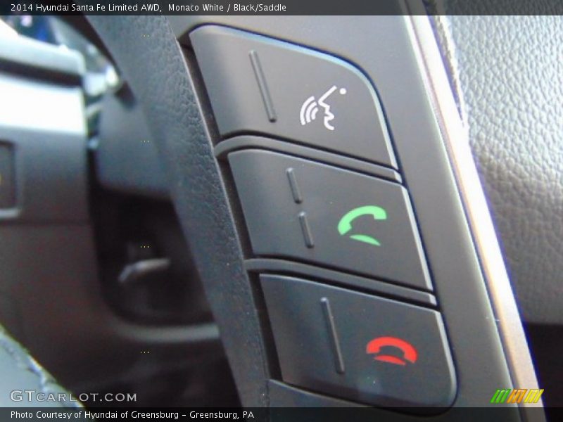 Controls of 2014 Santa Fe Limited AWD