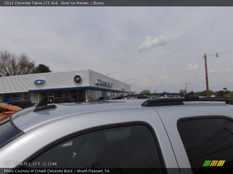 Silver Ice Metallic / Ebony 2013 Chevrolet Tahoe LTZ 4x4