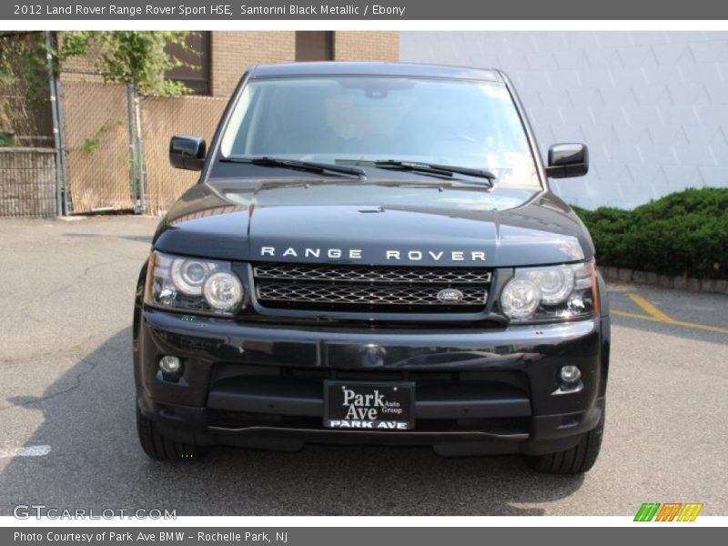Santorini Black Metallic / Ebony 2012 Land Rover Range Rover Sport HSE