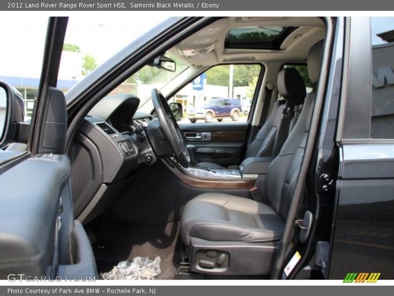 Santorini Black Metallic / Ebony 2012 Land Rover Range Rover Sport HSE