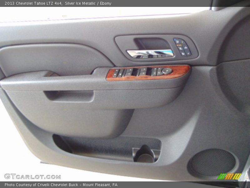 Silver Ice Metallic / Ebony 2013 Chevrolet Tahoe LTZ 4x4