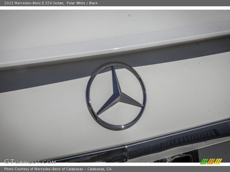 Polar White / Black 2013 Mercedes-Benz E 350 Sedan