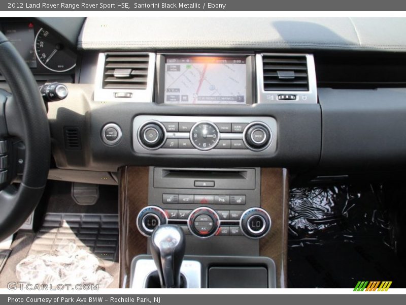 Santorini Black Metallic / Ebony 2012 Land Rover Range Rover Sport HSE