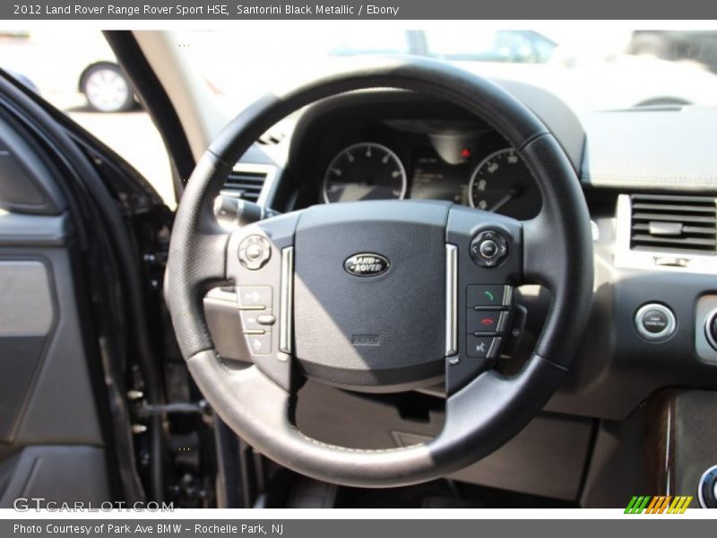 Santorini Black Metallic / Ebony 2012 Land Rover Range Rover Sport HSE