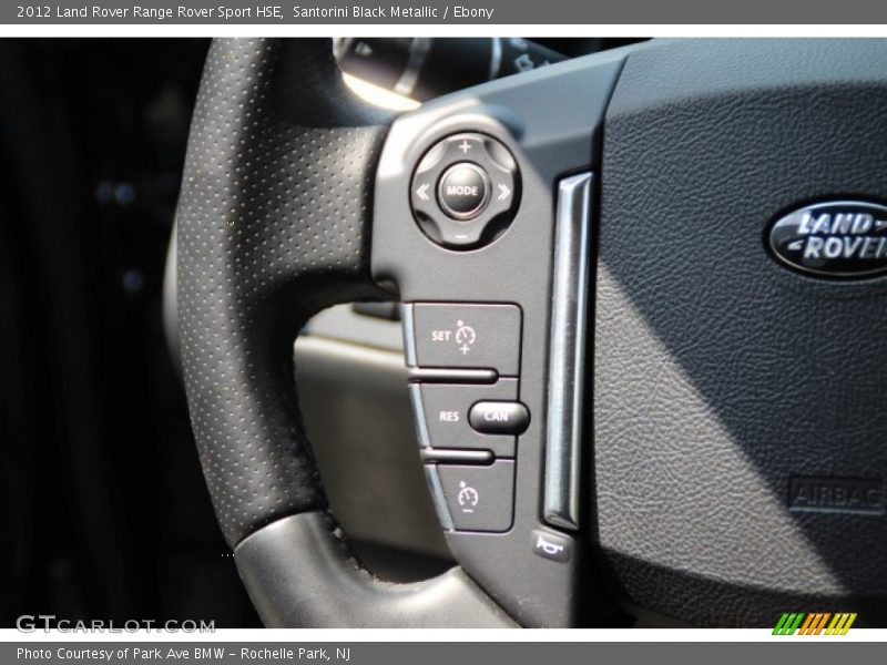 Santorini Black Metallic / Ebony 2012 Land Rover Range Rover Sport HSE