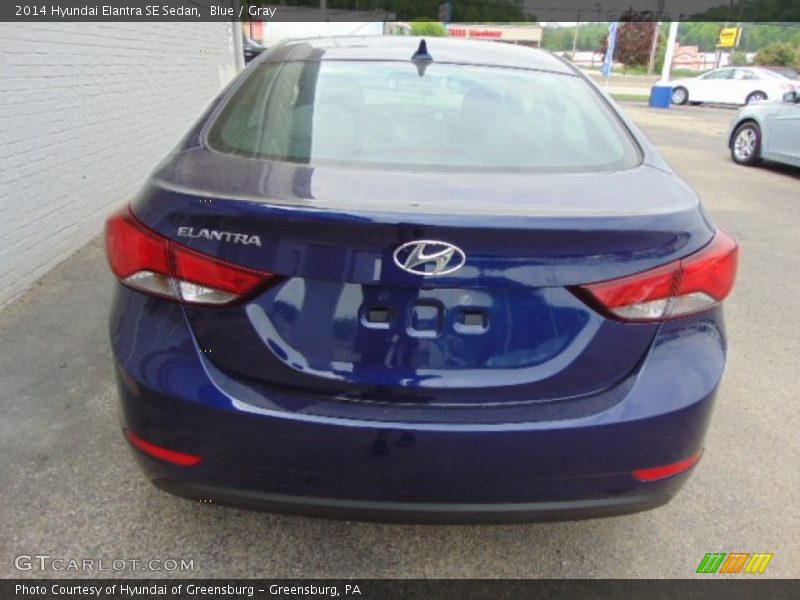 Blue / Gray 2014 Hyundai Elantra SE Sedan