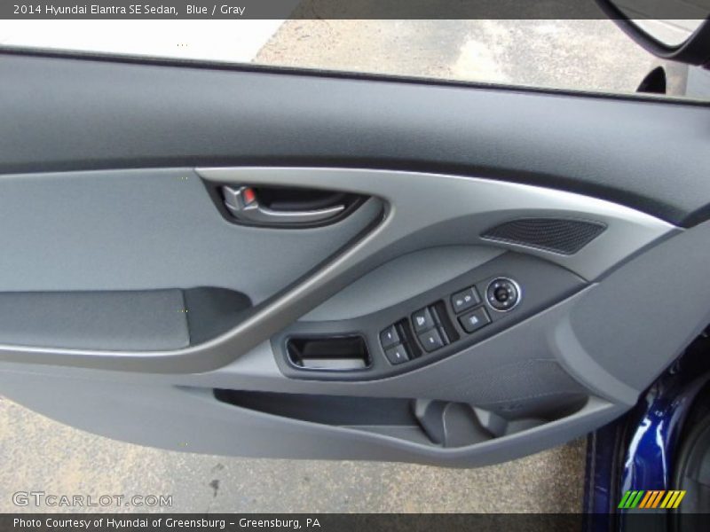 Blue / Gray 2014 Hyundai Elantra SE Sedan