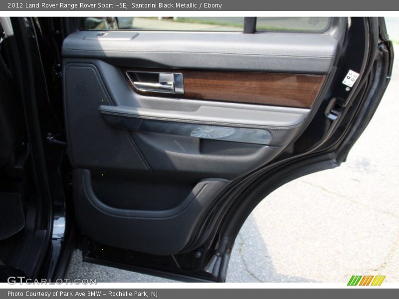 Santorini Black Metallic / Ebony 2012 Land Rover Range Rover Sport HSE