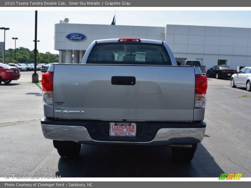 Silver Sky Metallic / Graphite Gray 2010 Toyota Tundra Double Cab
