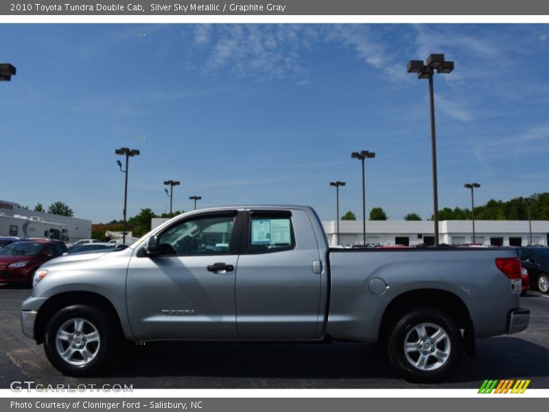 Silver Sky Metallic / Graphite Gray 2010 Toyota Tundra Double Cab