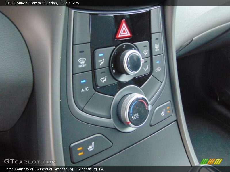 Blue / Gray 2014 Hyundai Elantra SE Sedan