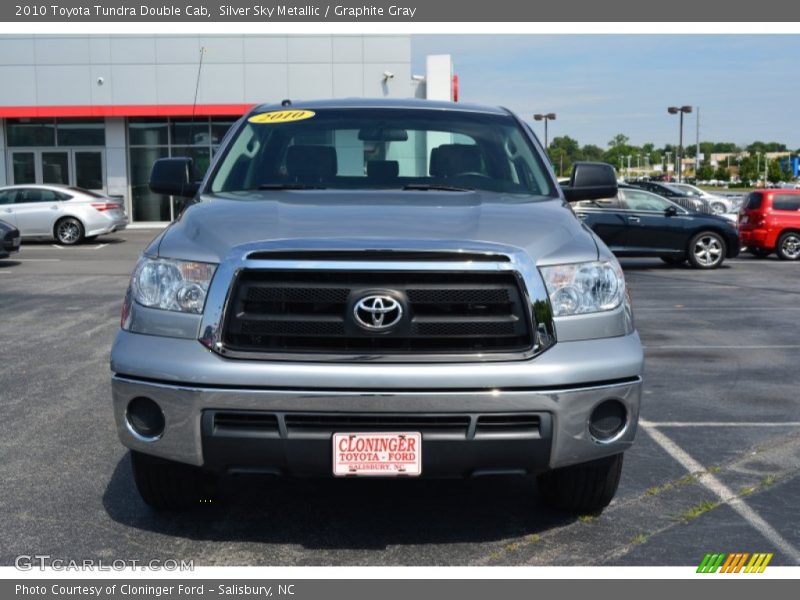Silver Sky Metallic / Graphite Gray 2010 Toyota Tundra Double Cab