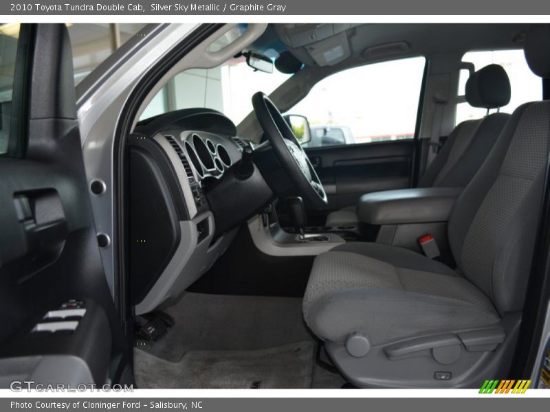 Silver Sky Metallic / Graphite Gray 2010 Toyota Tundra Double Cab