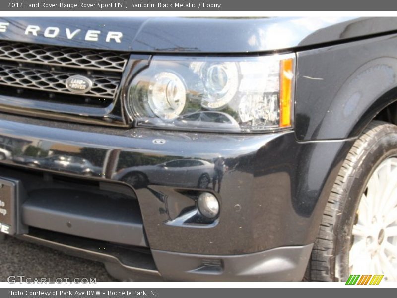 Santorini Black Metallic / Ebony 2012 Land Rover Range Rover Sport HSE