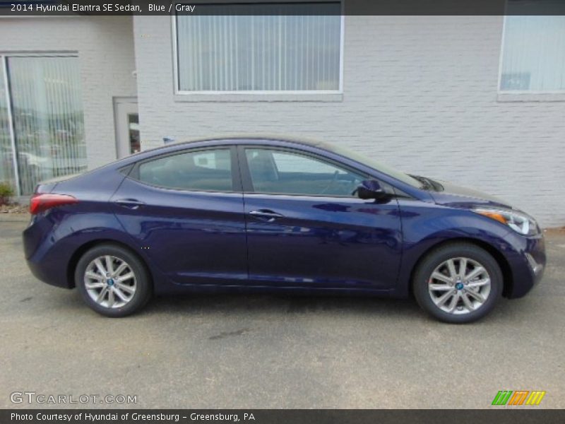 Blue / Gray 2014 Hyundai Elantra SE Sedan