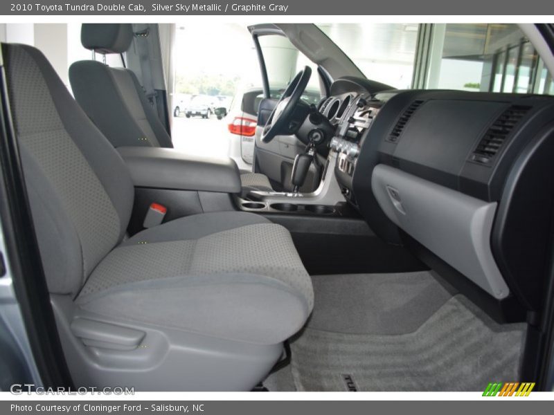 Silver Sky Metallic / Graphite Gray 2010 Toyota Tundra Double Cab