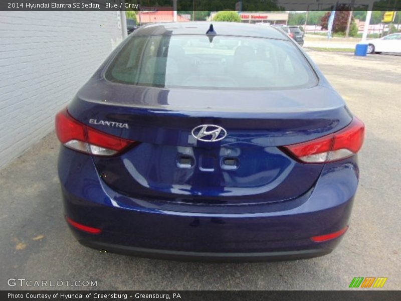 Blue / Gray 2014 Hyundai Elantra SE Sedan