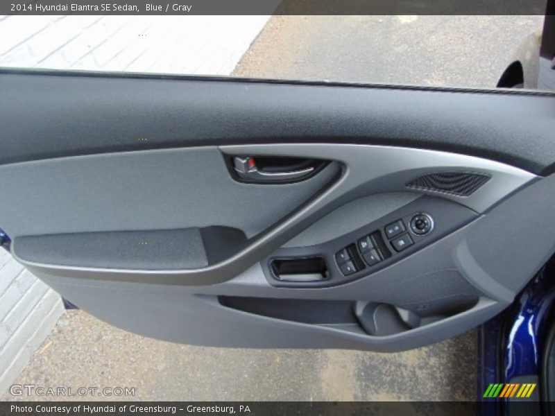 Blue / Gray 2014 Hyundai Elantra SE Sedan