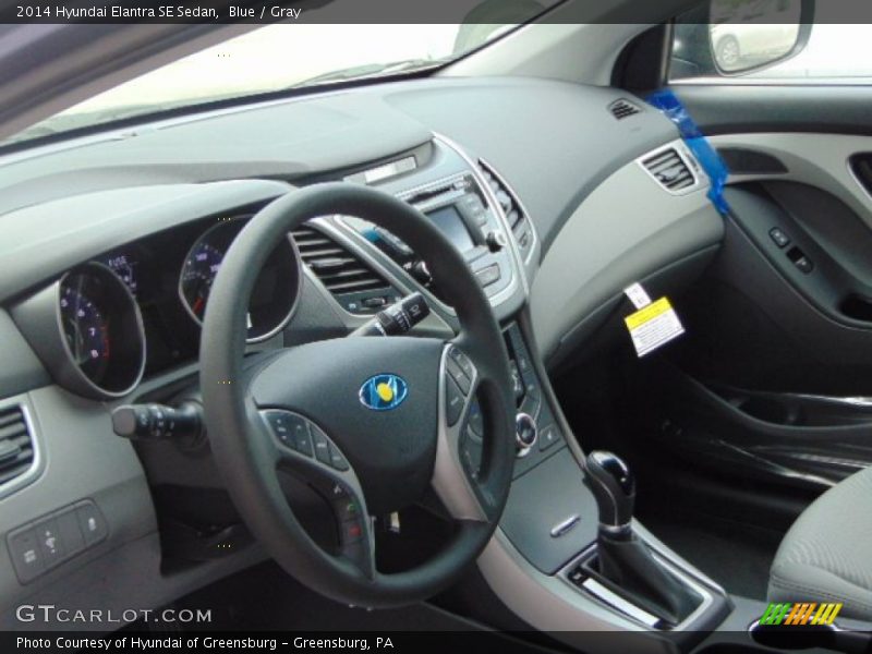 Blue / Gray 2014 Hyundai Elantra SE Sedan
