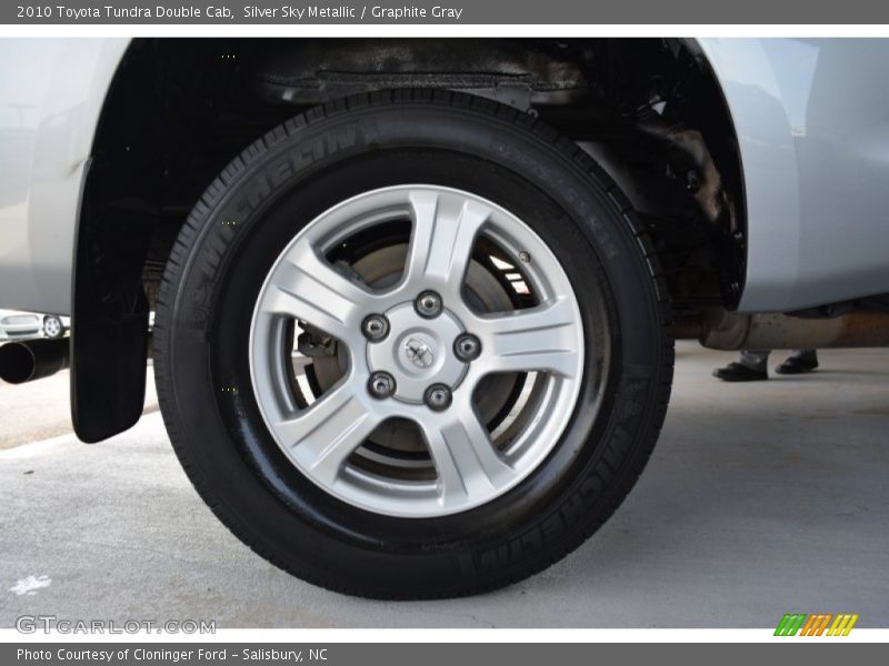 Silver Sky Metallic / Graphite Gray 2010 Toyota Tundra Double Cab