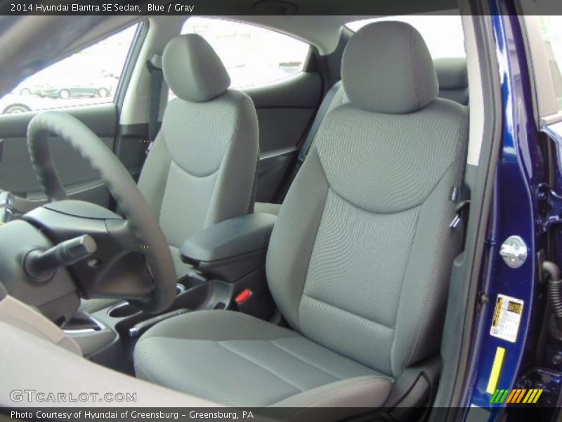 Blue / Gray 2014 Hyundai Elantra SE Sedan