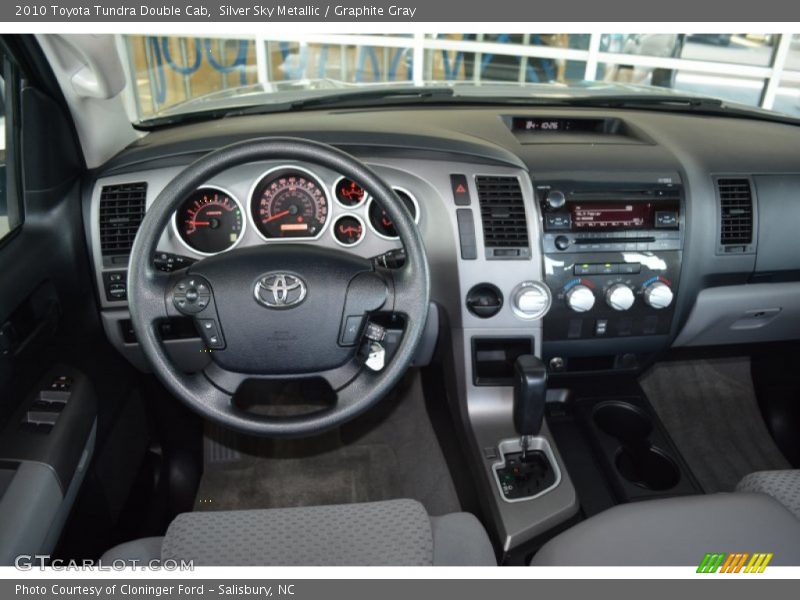 Silver Sky Metallic / Graphite Gray 2010 Toyota Tundra Double Cab