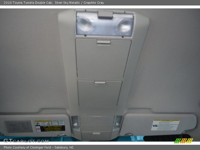 Silver Sky Metallic / Graphite Gray 2010 Toyota Tundra Double Cab