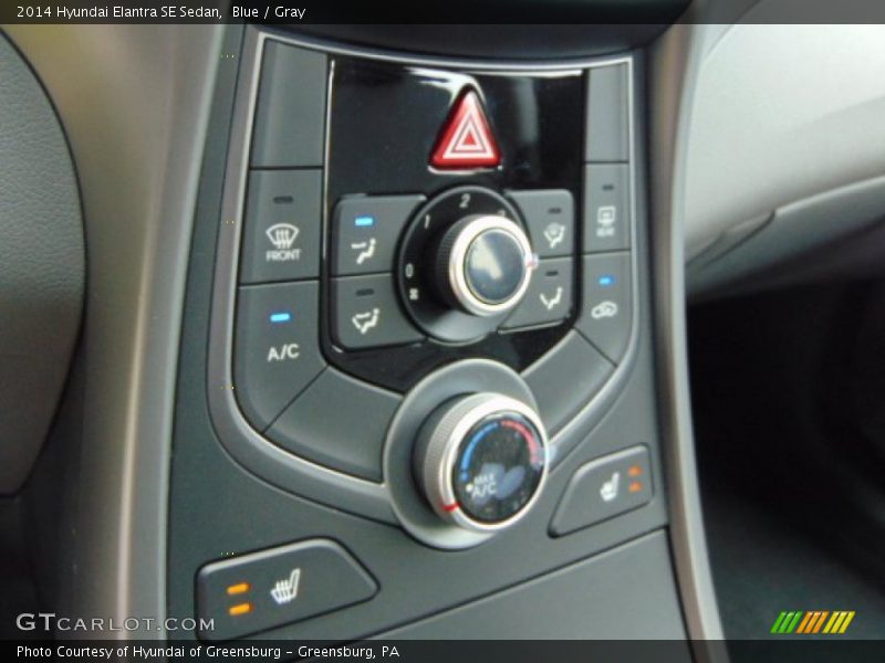 Blue / Gray 2014 Hyundai Elantra SE Sedan