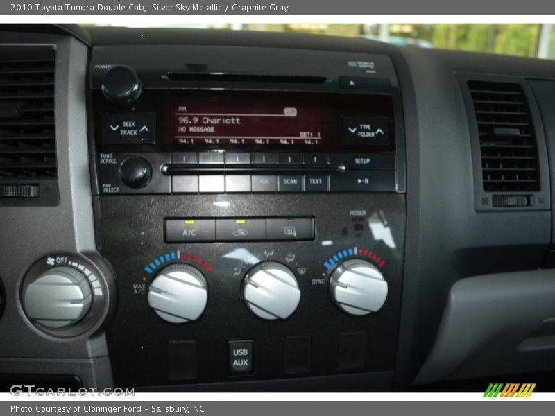 Silver Sky Metallic / Graphite Gray 2010 Toyota Tundra Double Cab