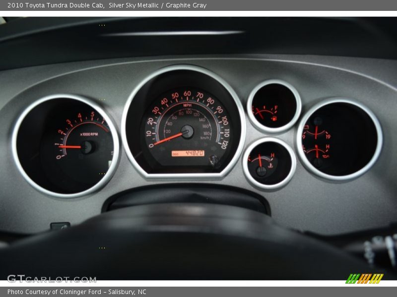 Silver Sky Metallic / Graphite Gray 2010 Toyota Tundra Double Cab