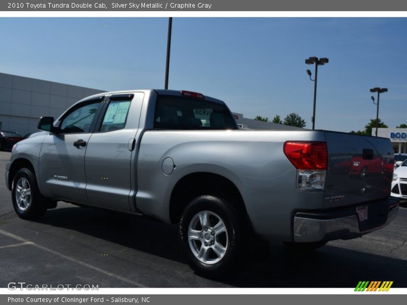 Silver Sky Metallic / Graphite Gray 2010 Toyota Tundra Double Cab
