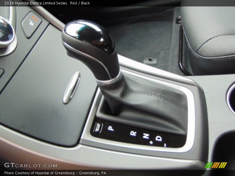 Red / Black 2014 Hyundai Elantra Limited Sedan