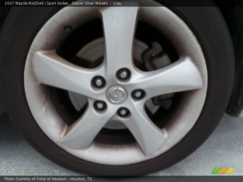 Glacier Silver Metallic / Gray 2007 Mazda MAZDA6 i Sport Sedan