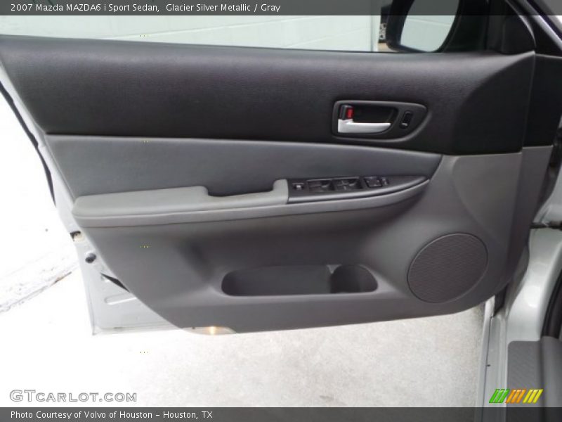 Glacier Silver Metallic / Gray 2007 Mazda MAZDA6 i Sport Sedan