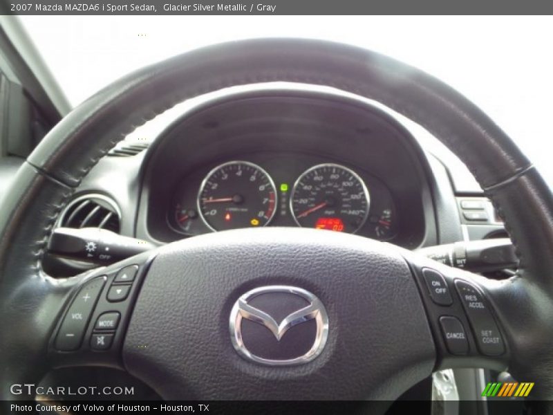 Glacier Silver Metallic / Gray 2007 Mazda MAZDA6 i Sport Sedan