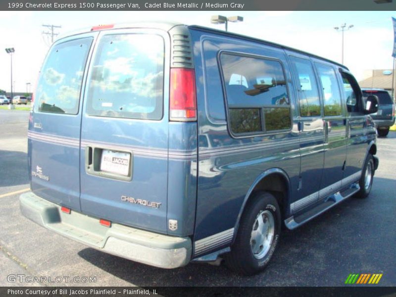 Cadet Blue Metallic / Medium Gray 1999 Chevrolet Express 1500 Passenger Van
