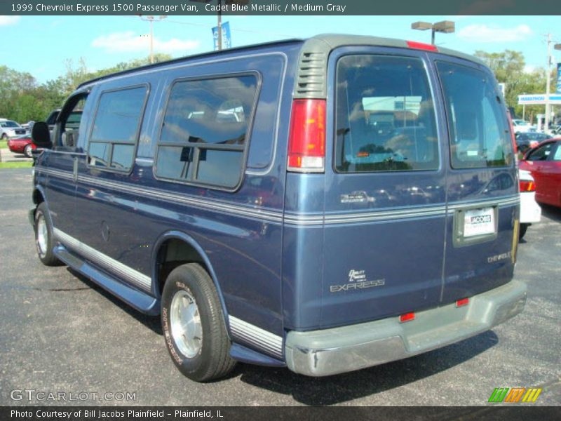 Cadet Blue Metallic / Medium Gray 1999 Chevrolet Express 1500 Passenger Van