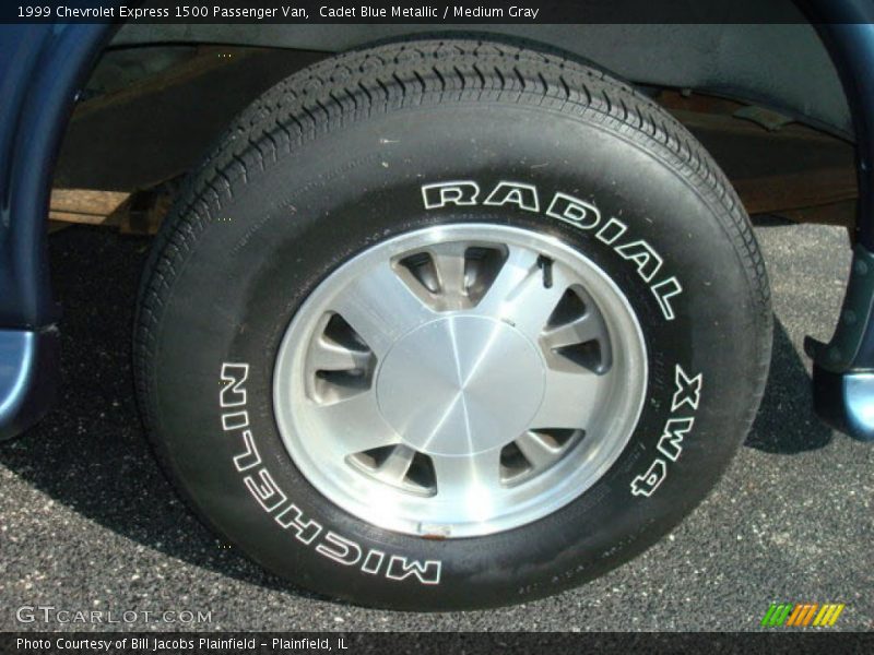 Cadet Blue Metallic / Medium Gray 1999 Chevrolet Express 1500 Passenger Van