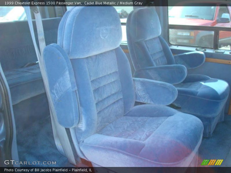 Cadet Blue Metallic / Medium Gray 1999 Chevrolet Express 1500 Passenger Van