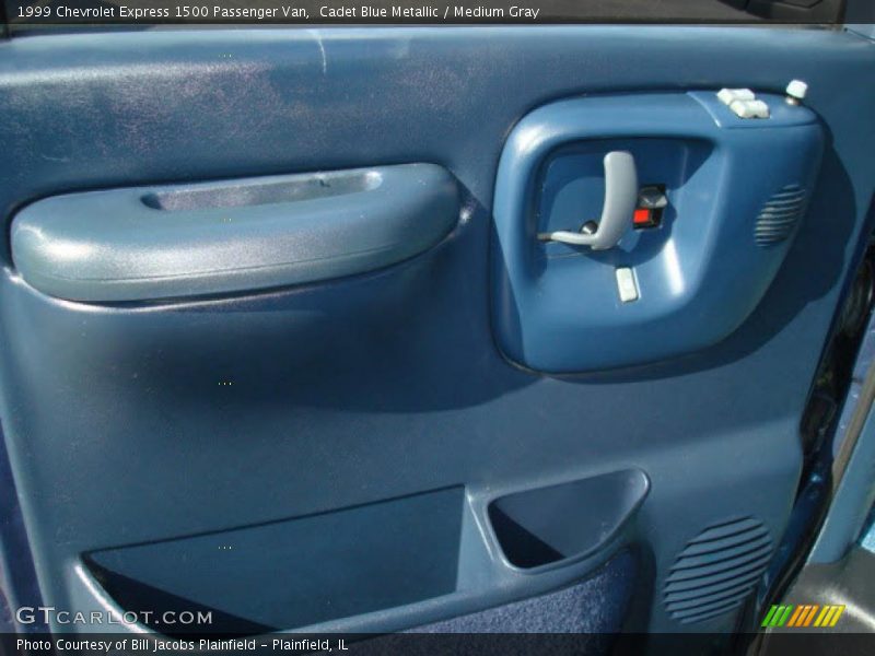 Cadet Blue Metallic / Medium Gray 1999 Chevrolet Express 1500 Passenger Van