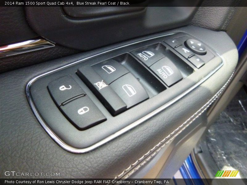Blue Streak Pearl Coat / Black 2014 Ram 1500 Sport Quad Cab 4x4