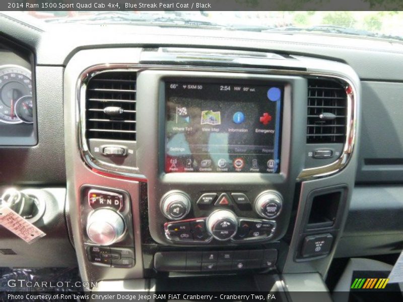 Blue Streak Pearl Coat / Black 2014 Ram 1500 Sport Quad Cab 4x4