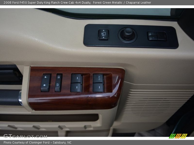 Forest Green Metallic / Chaparral Leather 2008 Ford F450 Super Duty King Ranch Crew Cab 4x4 Dually