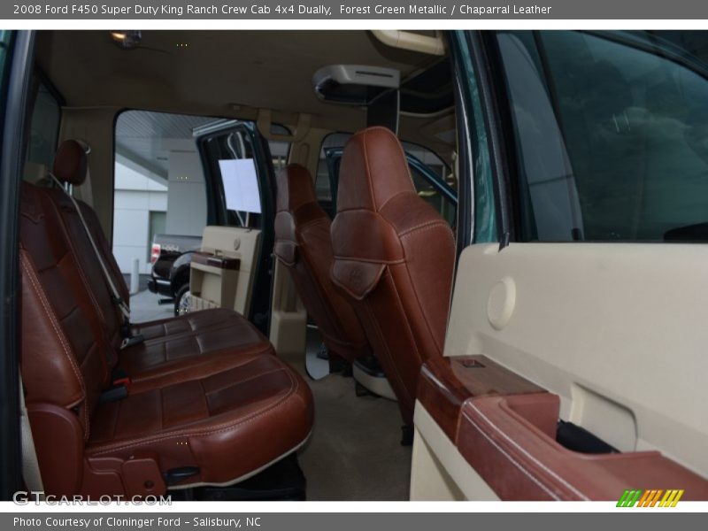 Forest Green Metallic / Chaparral Leather 2008 Ford F450 Super Duty King Ranch Crew Cab 4x4 Dually