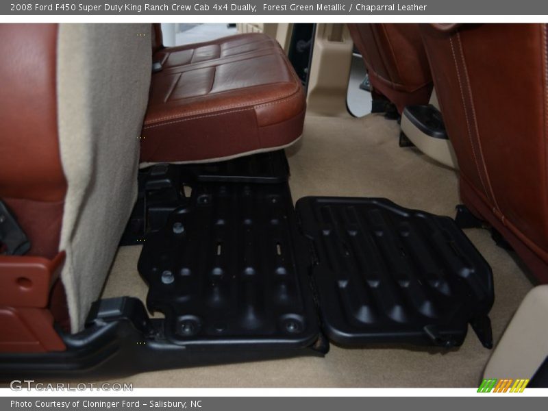 Forest Green Metallic / Chaparral Leather 2008 Ford F450 Super Duty King Ranch Crew Cab 4x4 Dually