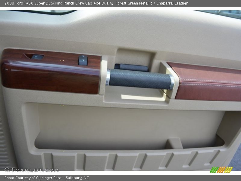 Forest Green Metallic / Chaparral Leather 2008 Ford F450 Super Duty King Ranch Crew Cab 4x4 Dually